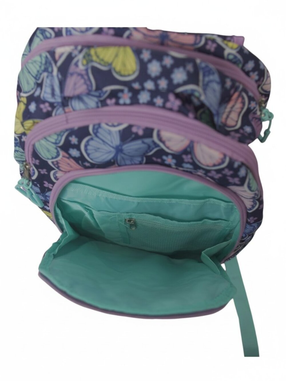 Member’s Mark Butterfly Backpack Lunch Bag Set NWOT Kids Y2K Colorful School - Picture 6 of 15